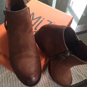 Miz Mooz Bangkok Booties Leather/Suede Sz38